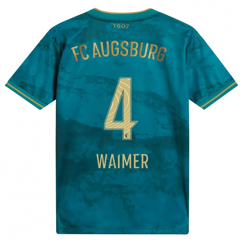 Danxen Homem Camisola Johannes Waimer #4 Verde Marrom Alternativa 2026/27 Camisa