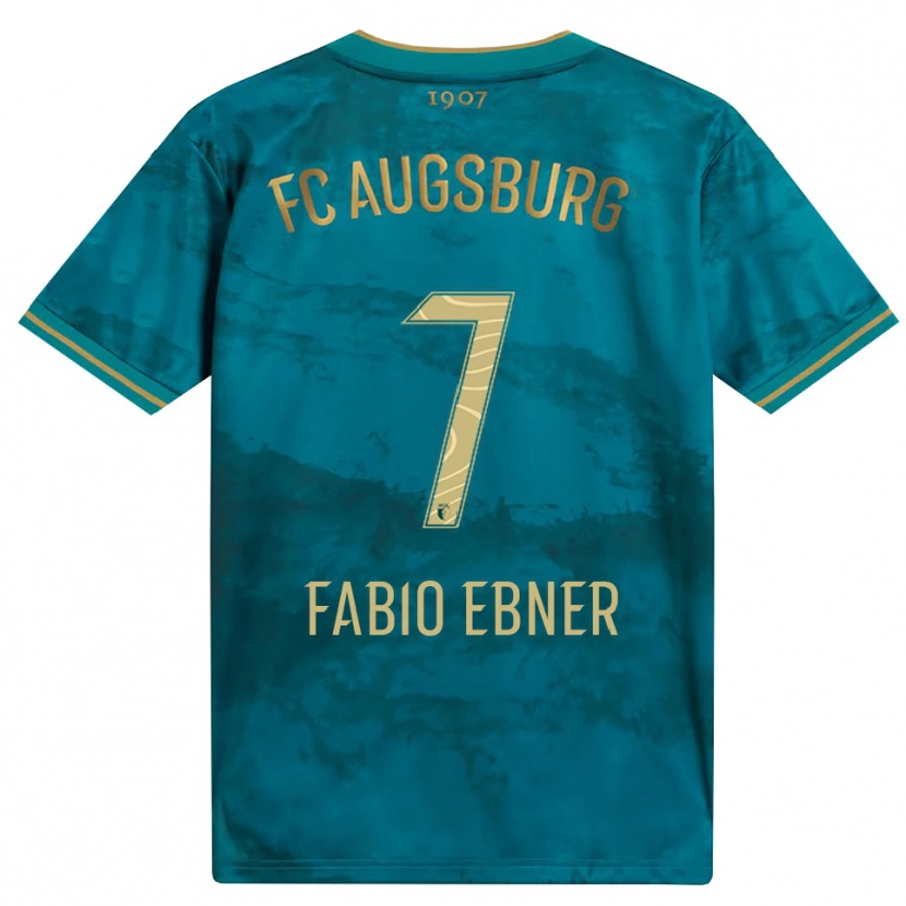 Danxen Homem Camisola Fabio Ebner #7 Verde Marrom Alternativa 2026/27 Camisa