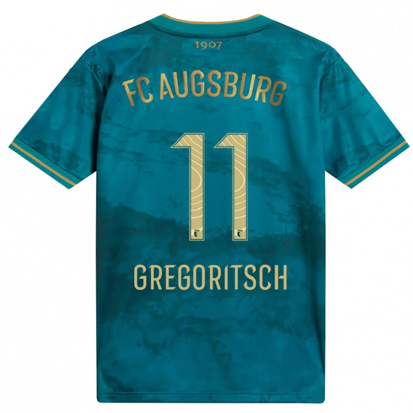 Danxen Homem Camisola Michael Gregoritsch #11 Verde Marrom Alternativa 2026/27 Camisa