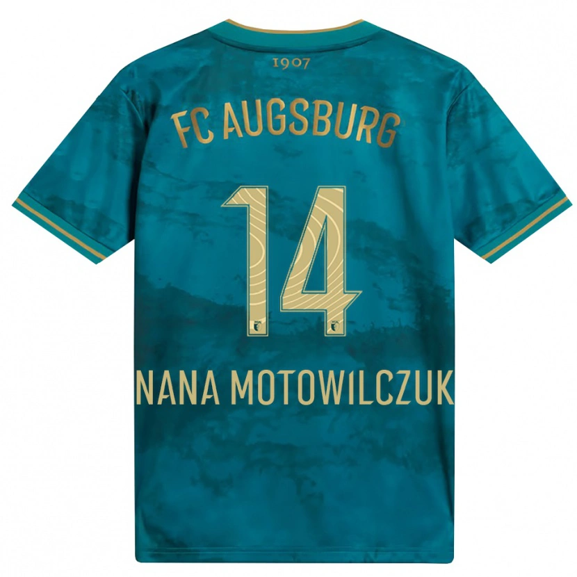 Danxen Homem Camisola Kevin Nana #14 Verde Marrom Alternativa 2026/27 Camisa