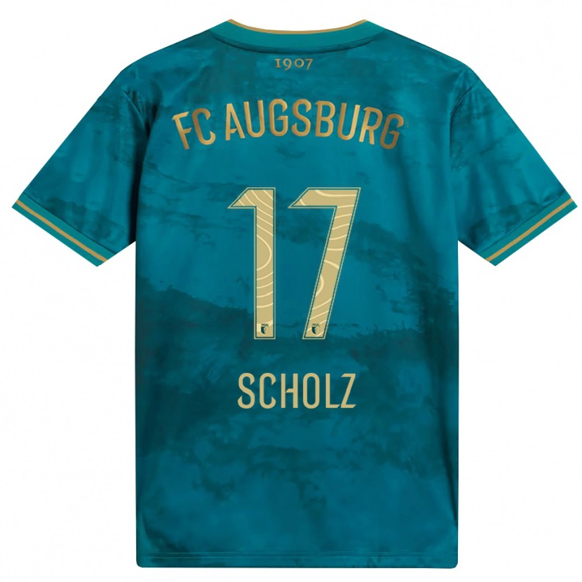 Danxen Homem Camisola Jerome Scholz #17 Verde Marrom Alternativa 2026/27 Camisa