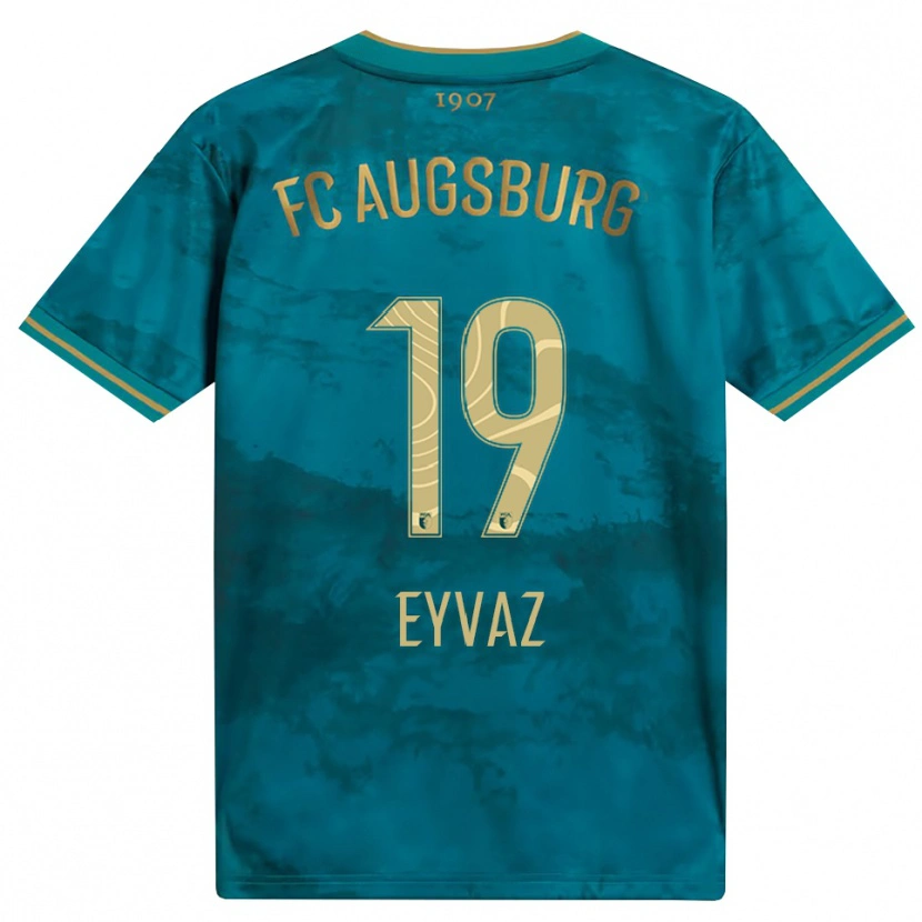 Danxen Homem Camisola Defne Eyvaz #19 Verde Marrom Alternativa 2026/27 Camisa