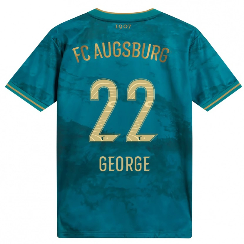 Danxen Homem Camisola Noah George #22 Verde Marrom Alternativa 2026/27 Camisa