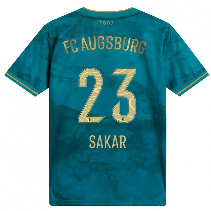Danxen Homem Camisola Faik Sakar #23 Verde Marrom Alternativa 2026/27 Camisa