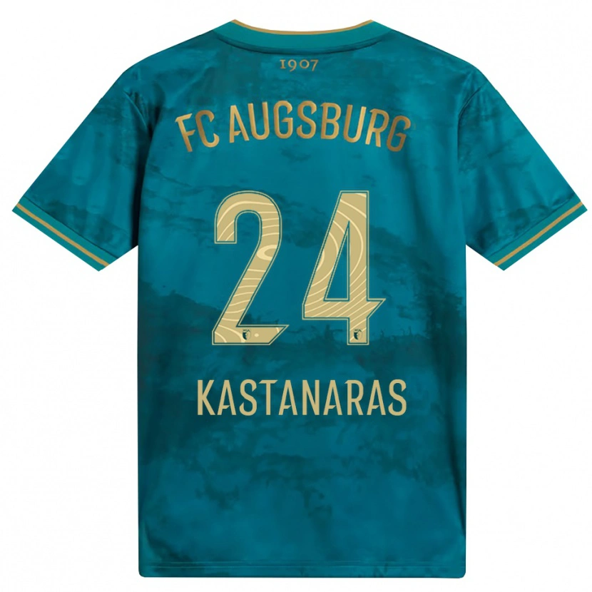 Danxen Homem Camisola Thomas Kastanaras #24 Verde Marrom Alternativa 2026/27 Camisa