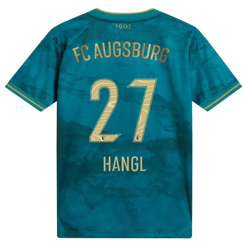 Danxen Homem Camisola Florian Hangl #27 Verde Marrom Alternativa 2026/27 Camisa