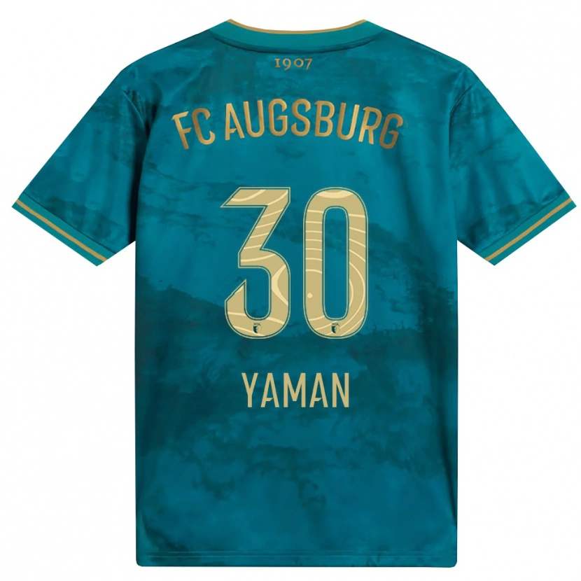 Danxen Homem Camisola Kerim Yaman #30 Verde Marrom Alternativa 2026/27 Camisa