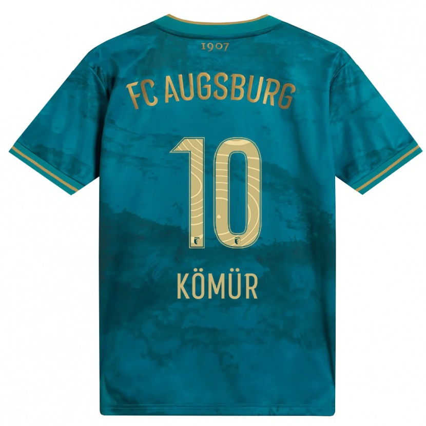 Danxen Homem Camisola Mert Kömür #10 Verde Marrom Alternativa 2026/27 Camisa