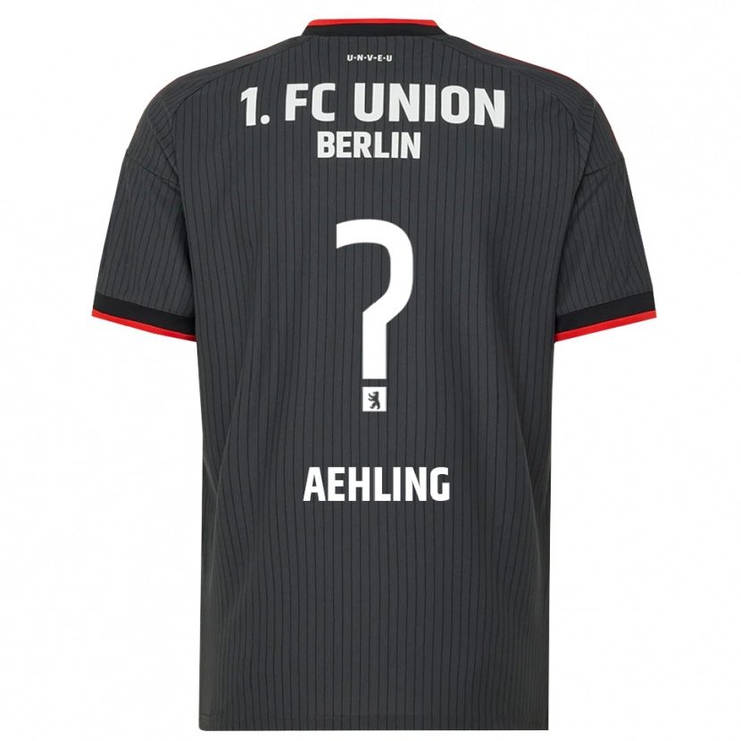 Danxen Homem Camisola Anna Aehling #0 Preto Branco Vermelho Alternativa 2026/27 Camisa