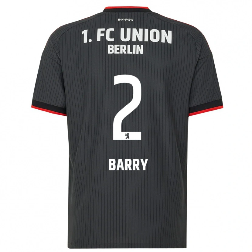 Danxen Homem Camisola Sadou Barry #2 Preto Branco Vermelho Alternativa 2026/27 Camisa