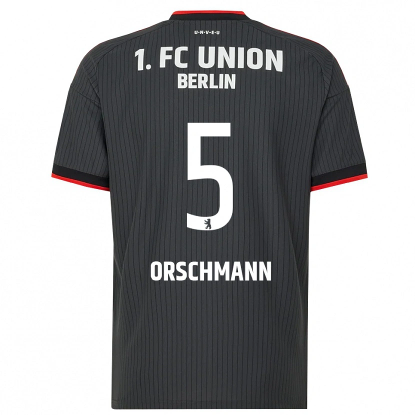 Danxen Homem Camisola Katja Orschmann #5 Preto Branco Vermelho Alternativa 2026/27 Camisa