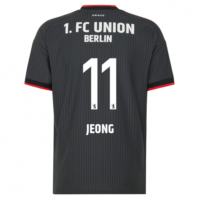 Danxen Homem Camisola Woo-Yeong Jeong #11 Preto Branco Vermelho Alternativa 2026/27 Camisa