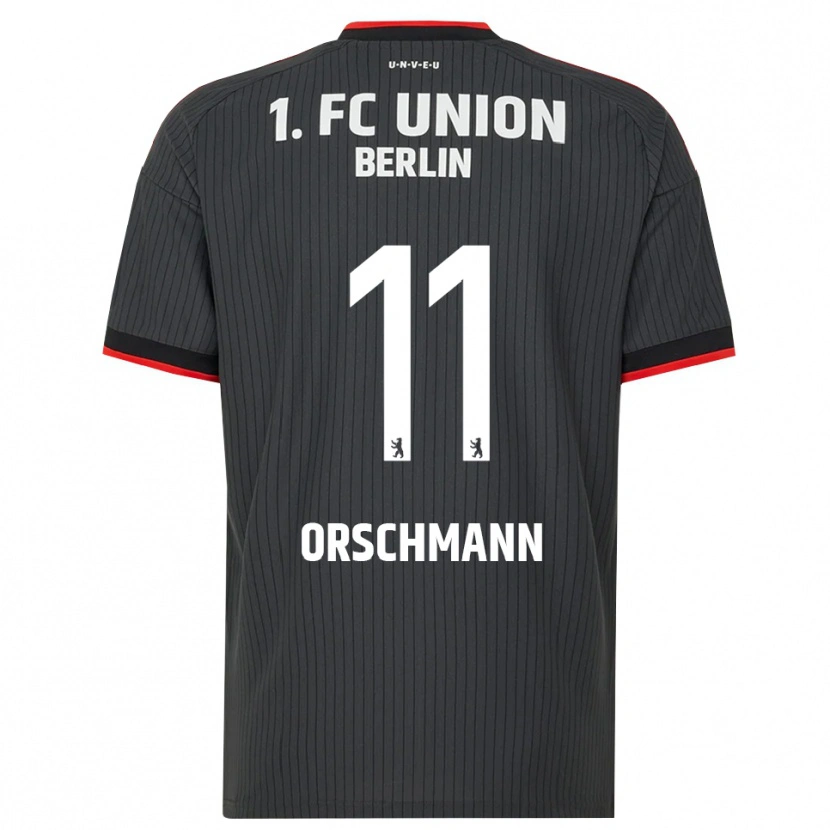 Danxen Homem Camisola Dina Orschmann #11 Preto Branco Vermelho Alternativa 2026/27 Camisa