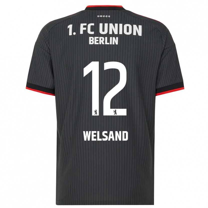 Danxen Homem Camisola Oskar Welsand #12 Preto Branco Vermelho Alternativa 2026/27 Camisa