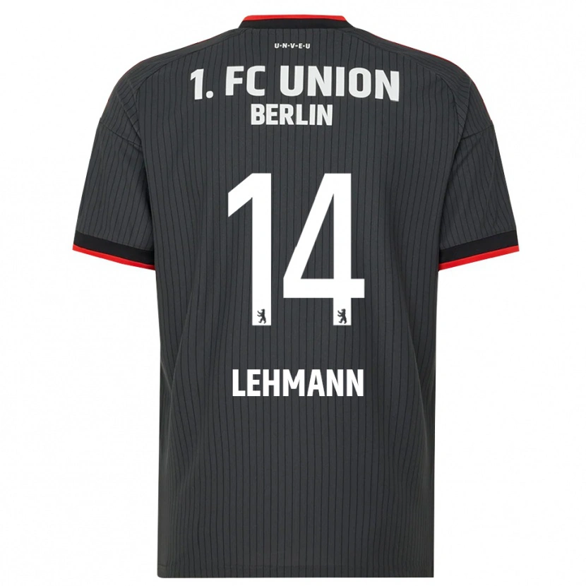 Danxen Homem Camisola Noah Lehmann #14 Preto Branco Vermelho Alternativa 2026/27 Camisa