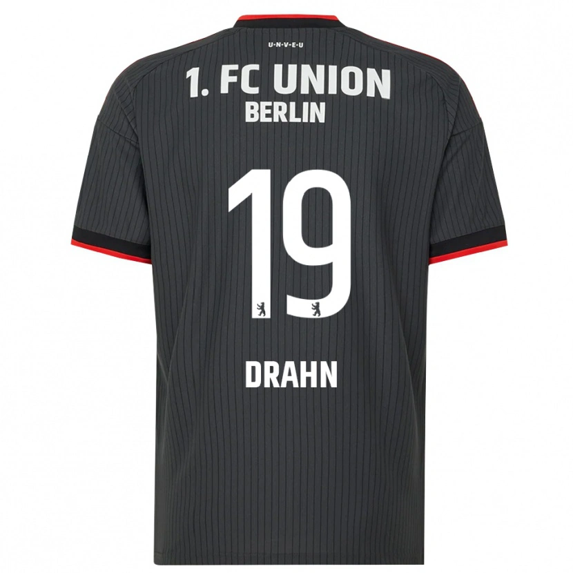 Danxen Homem Camisola Mika Drahn #19 Preto Branco Vermelho Alternativa 2026/27 Camisa