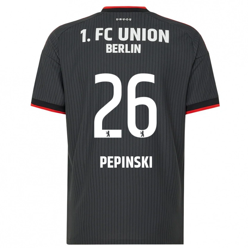 Danxen Homem Camisola Louis Pepinski #26 Preto Branco Vermelho Alternativa 2026/27 Camisa