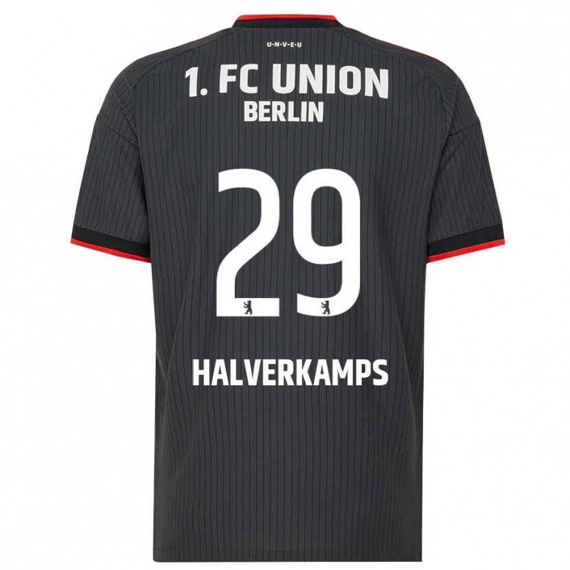 Danxen Homem Camisola Antonia Halverkamps #29 Preto Branco Vermelho Alternativa 2026/27 Camisa