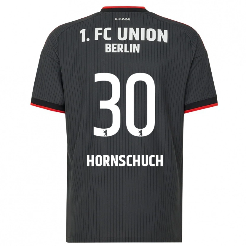 Danxen Homem Camisola Sarah Hornschuch #30 Preto Branco Vermelho Alternativa 2026/27 Camisa