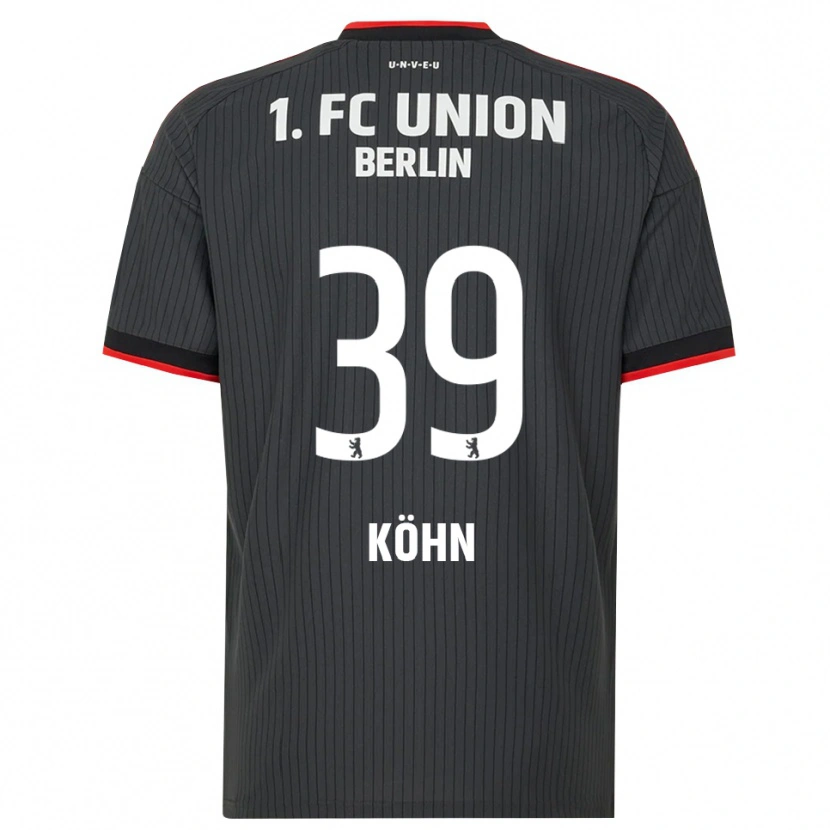 Danxen Homem Camisola Derrick Köhn #39 Preto Branco Vermelho Alternativa 2026/27 Camisa