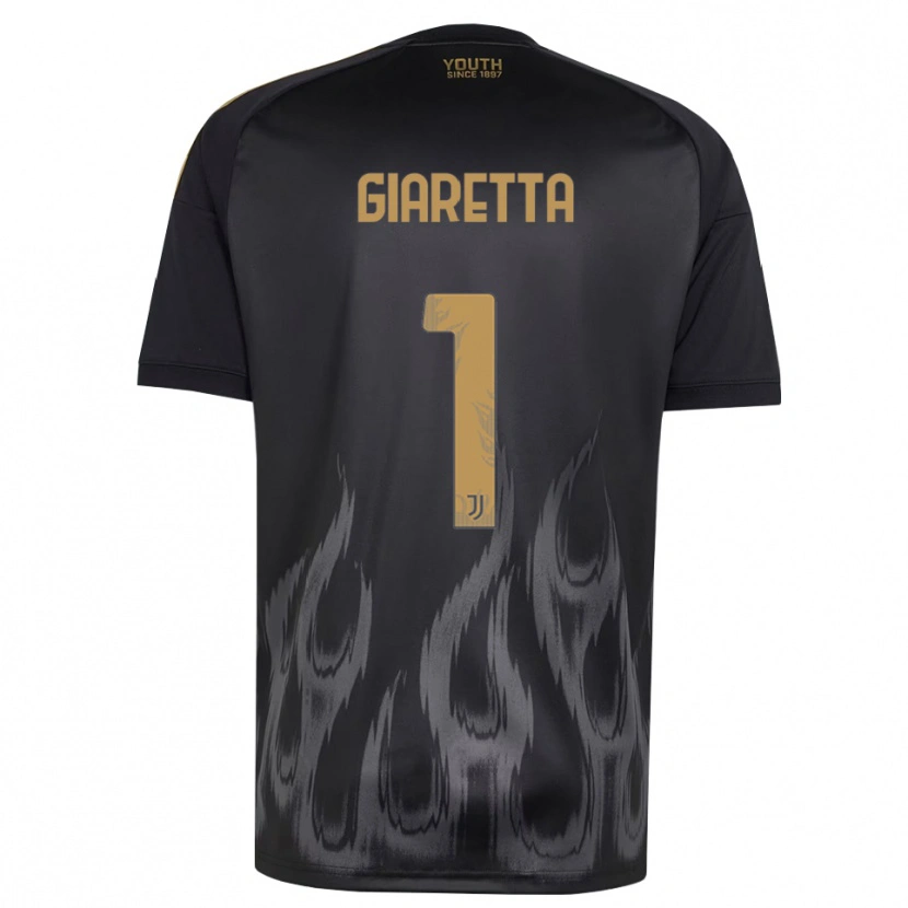 Danxen Homem Camisola Emanuele Giaretta #1 Preto Marrom Terceiro 2026/27 Camisa