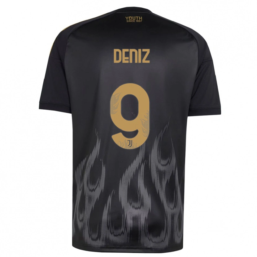 Danxen Homem Camisola Esad Deniz #9 Preto Marrom Terceiro 2026/27 Camisa