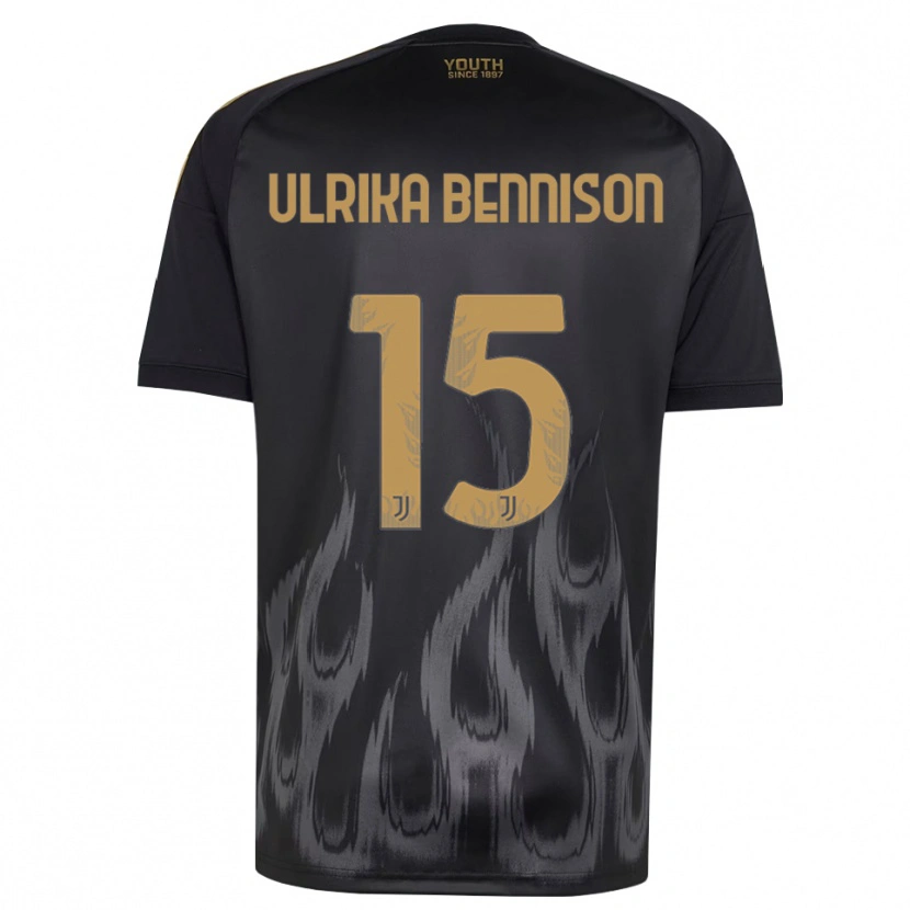 Danxen Homem Camisola Hanna Ulrika Bennison #15 Preto Marrom Terceiro 2026/27 Camisa