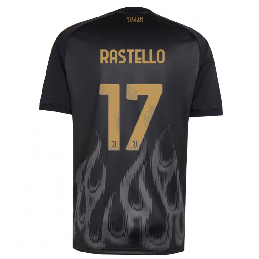Danxen Homem Camisola Edoardo Rastello #17 Preto Marrom Terceiro 2026/27 Camisa