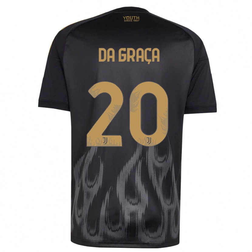 Danxen Homem Camisola Cosimo Da Graça #20 Preto Marrom Terceiro 2026/27 Camisa