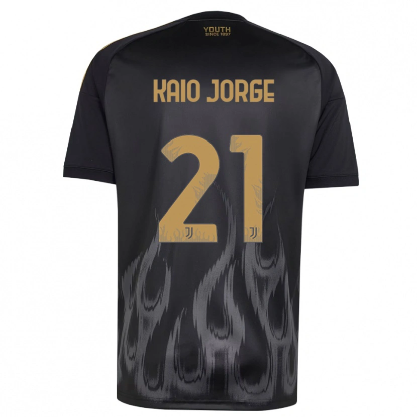Danxen Homem Camisola Kaio Jorge #21 Preto Marrom Terceiro 2026/27 Camisa