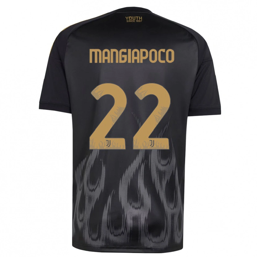 Danxen Homem Camisola Stefano Mangiapoco #22 Preto Marrom Terceiro 2026/27 Camisa