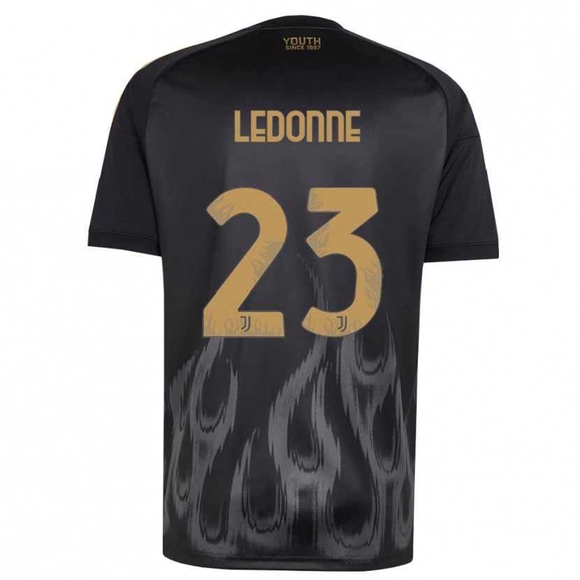 Danxen Homem Camisola Nicolo Ledonne #23 Preto Marrom Terceiro 2026/27 Camisa