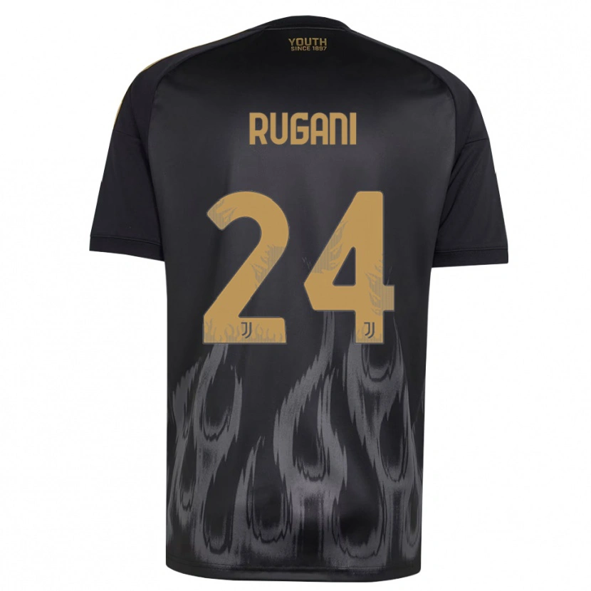 Danxen Homem Camisola Daniele Rugani #24 Preto Marrom Terceiro 2026/27 Camisa