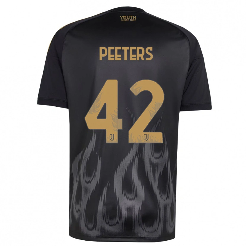 Danxen Homem Camisola Daouda Peeters #42 Preto Marrom Terceiro 2026/27 Camisa