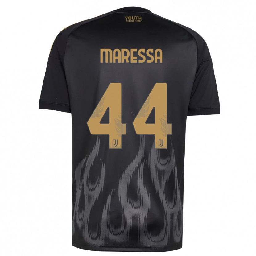 Danxen Homem Camisola Tommaso Maressa #44 Preto Marrom Terceiro 2026/27 Camisa