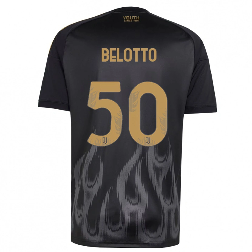 Danxen Homem Camisola Soledad Belotto #50 Preto Marrom Terceiro 2026/27 Camisa