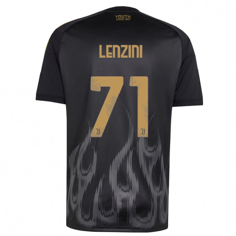 Danxen Homem Camisola Martina Lenzini #71 Preto Marrom Terceiro 2026/27 Camisa
