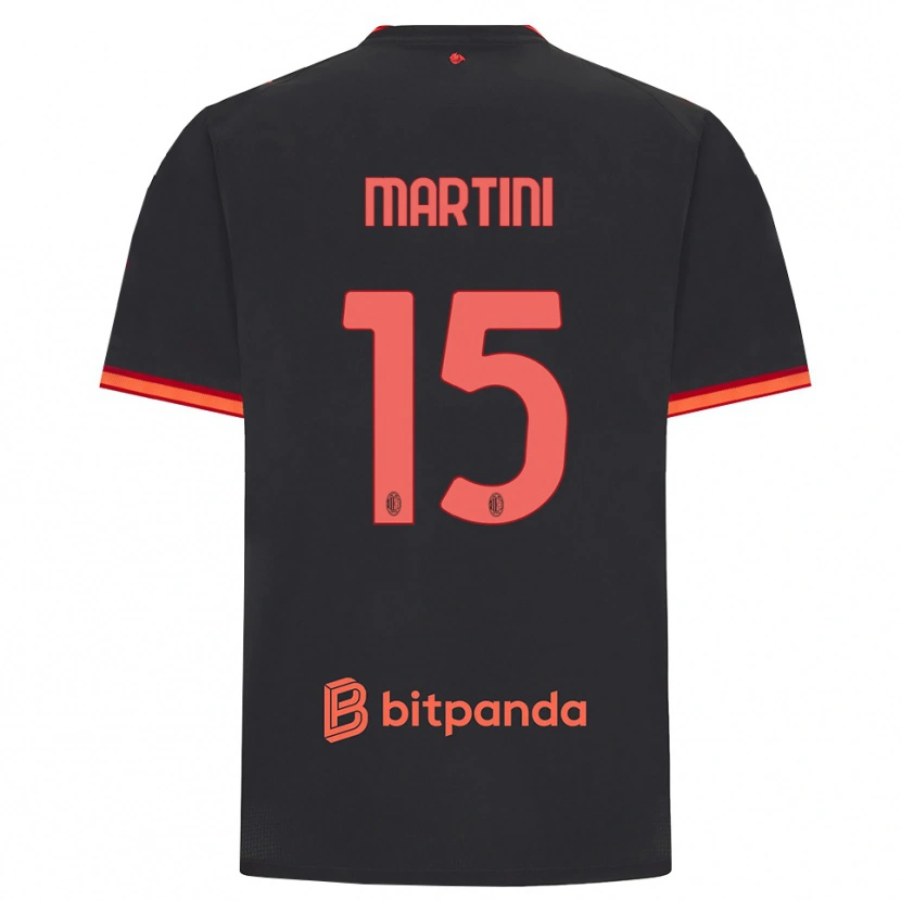 Danxen Homem Camisola Thomas Martini #15 Preto Vermelho Terceiro 2026/27 Camisa