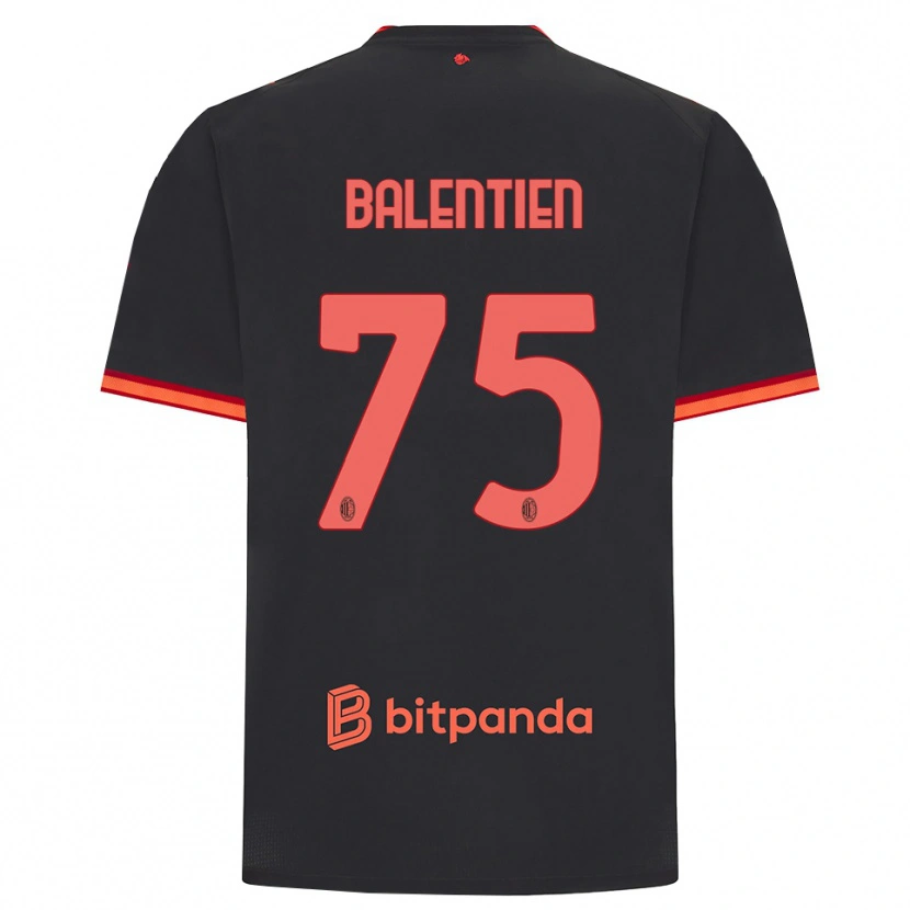 Danxen Homem Camisola Cheveyo Balentien #75 Preto Vermelho Terceiro 2026/27 Camisa