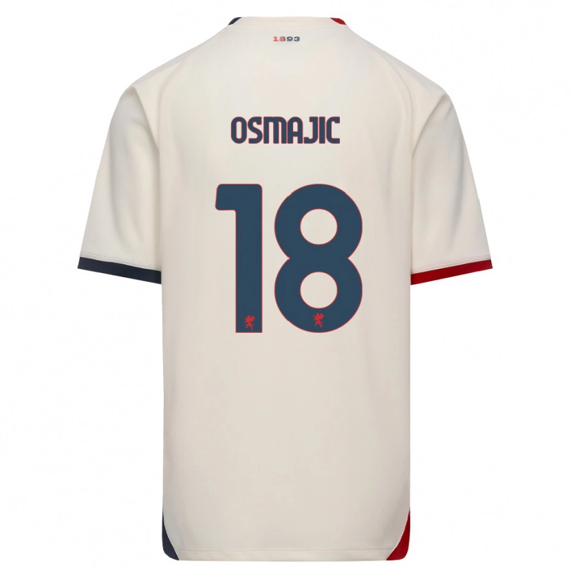Danxen Homem Camisola Milutin Osmajic #18 Branco Off-Red Alternativa 2026/27 Camisa