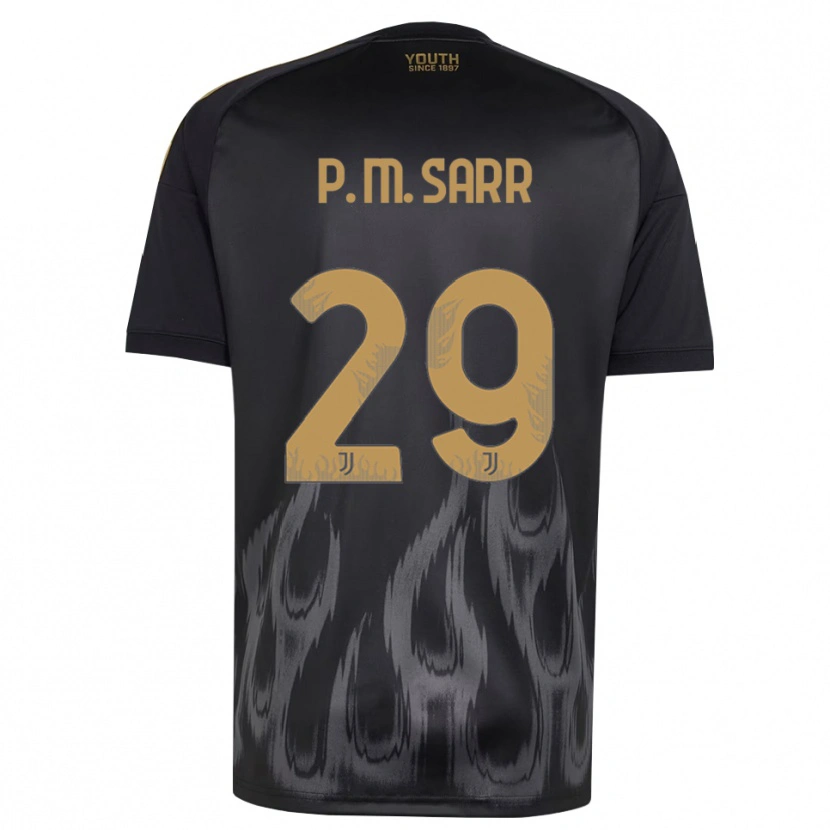 Danxen Mulher Camisola Pape Matar Sarr #29 Preto Marrom Terceiro 2026/27 Camisa