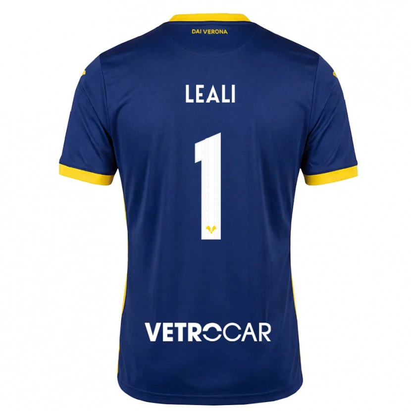 Danxen Mulher Camisola Nicola Leali #1 Azul Real Amarelo Branco Principal 2026/27 Camisa