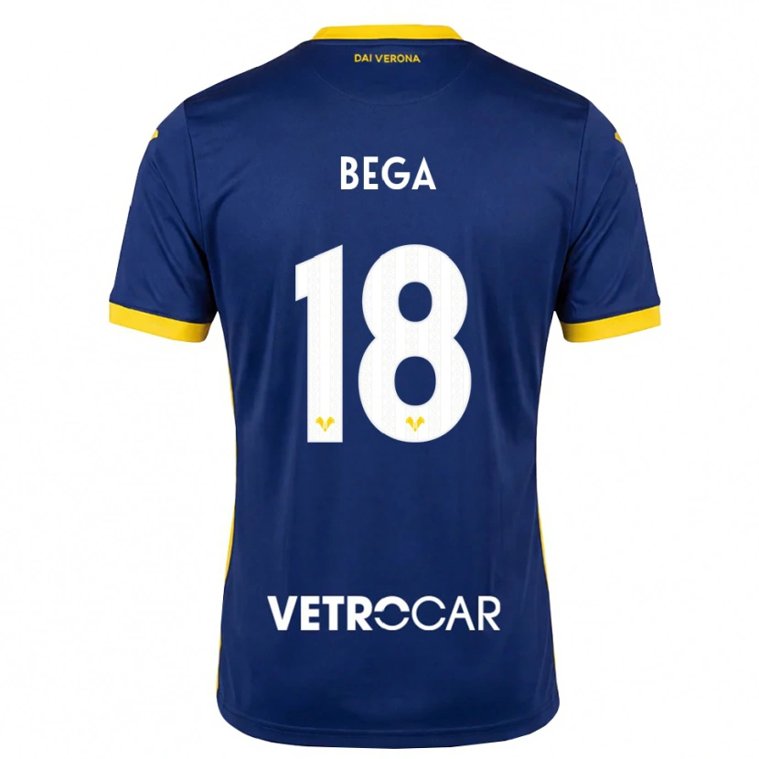 Danxen Mulher Camisola Leorat Bega #18 Azul Real Amarelo Branco Principal 2026/27 Camisa