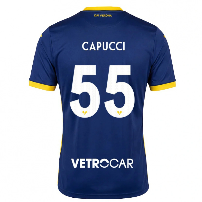 Danxen Mulher Camisola Laura Capucci #55 Azul Real Amarelo Branco Principal 2026/27 Camisa