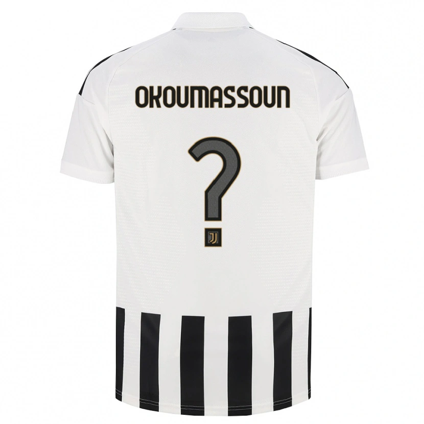Danxen Mulher Camisola Ismaele Okoumassoun #0 Preto Branco Marrom Principal 2026/27 Camisa