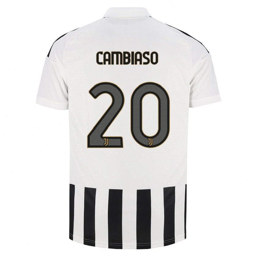 Danxen Mulher Camisola Andrea Cambiaso #20 Preto Branco Marrom Principal 2026/27 Camisa