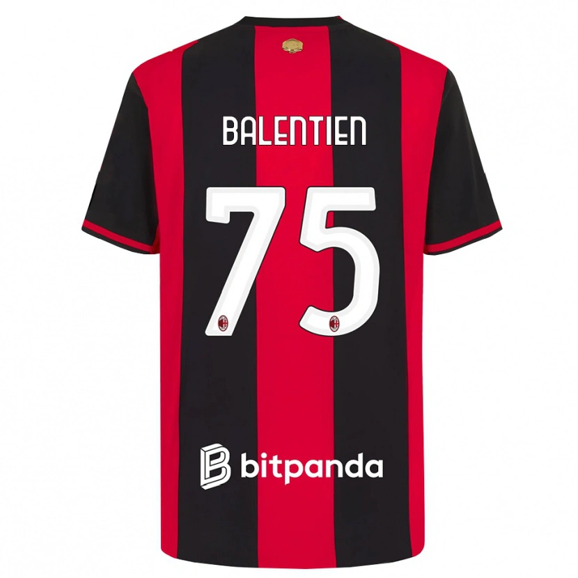 Danxen Mulher Camisola Cheveyo Balentien #75 Vermelho Preto Branco Principal 2026/27 Camisa