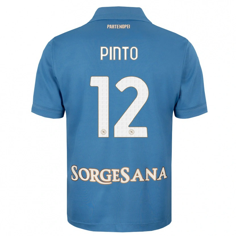 Danxen Mulher Camisola Ciro Pinto #12 Azul Bruma Branco Principal 2026/27 Camisa