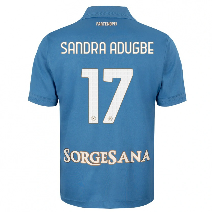 Danxen Mulher Camisola Olamide Sandra Adugbe #17 Azul Bruma Branco Principal 2026/27 Camisa
