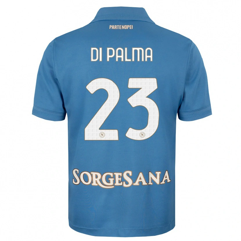 Danxen Mulher Camisola Manuel Di Palma #23 Azul Bruma Branco Principal 2026/27 Camisa